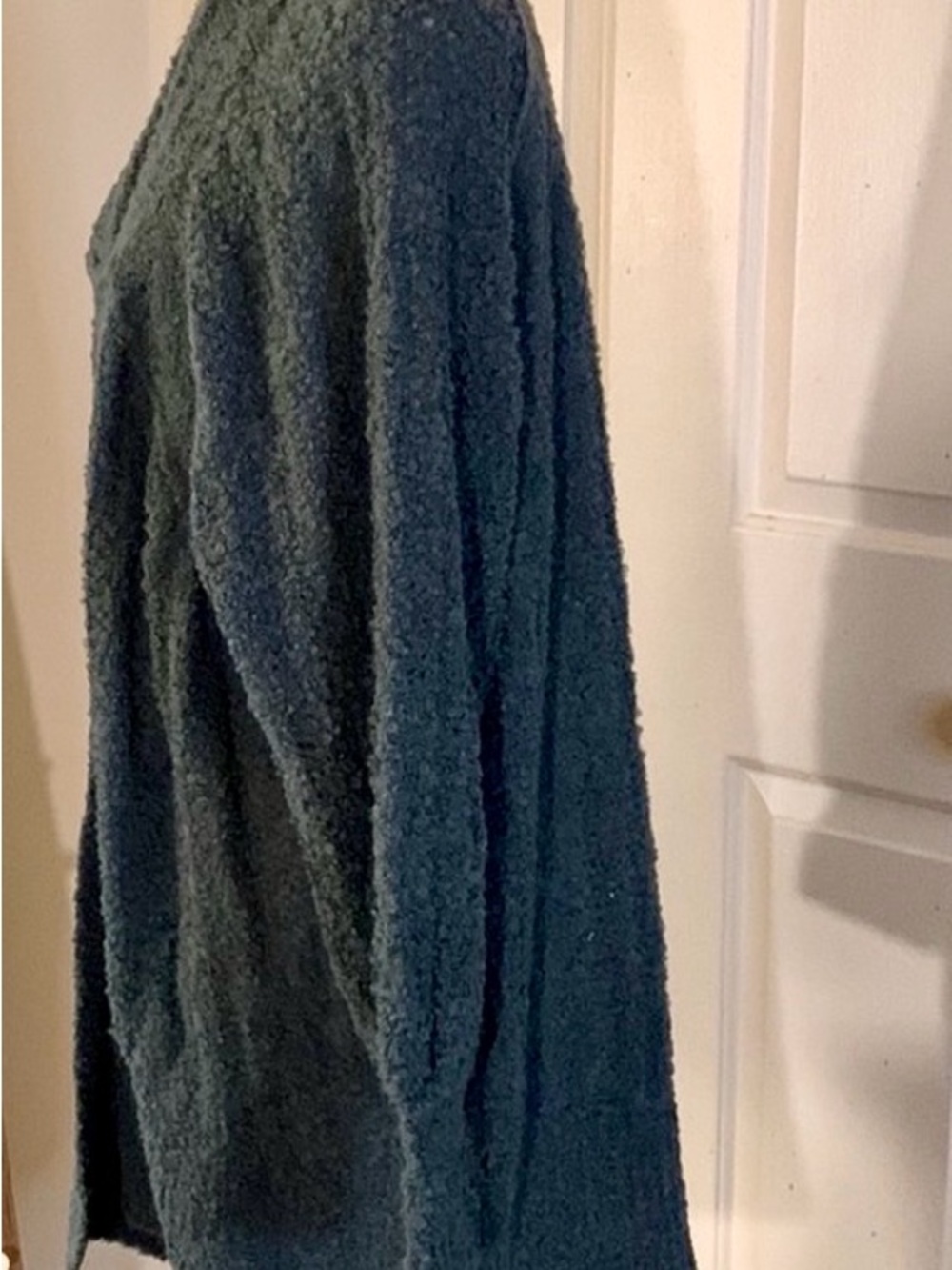 Free People Teal Open-Front Chunky Cardigan - Picture 5 of 9